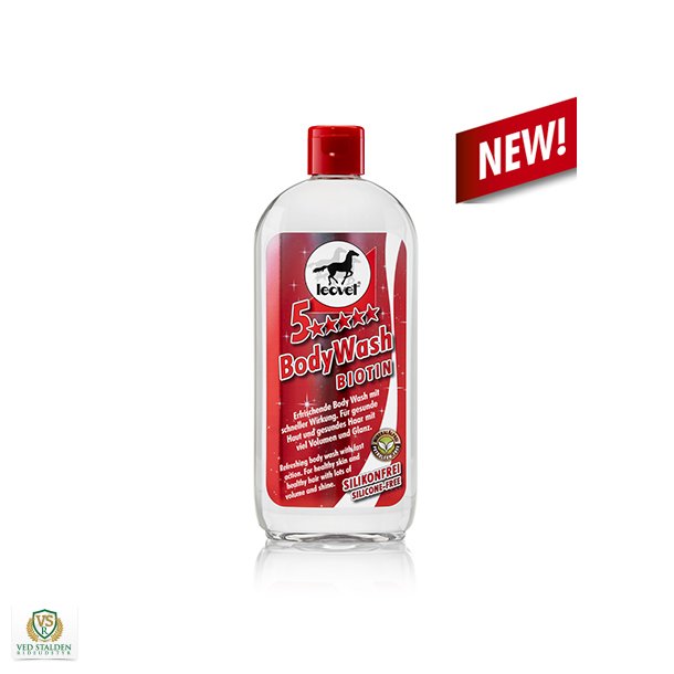 Leovet 5 star BodyWash med Biotin 500ml