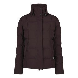 PIKEUR Quilted Ridejakke, Chocolate Brown