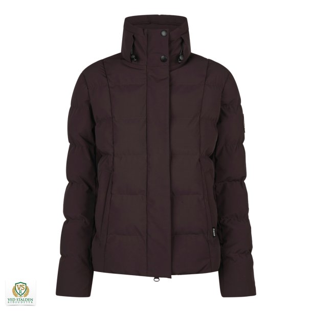 PIKEUR Quilted Ridejakke, Chocolate Brown