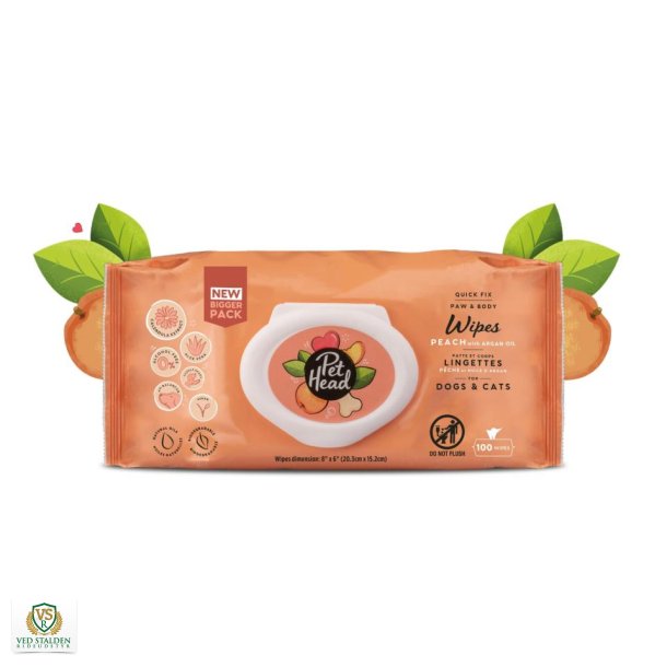 Pet Head Quick Fix V�dservietter � Til poter og pels