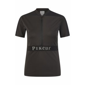 Pikeur Mesh Zip Shirt Sport, Sort
