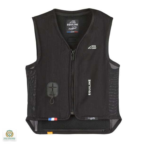 Equiline Junior Airbag Vest, Sort