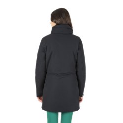 Equiline 3 i 1 lang jakke Candyc, Sort