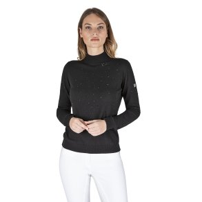 Equiline Turtleneck Pullover Grueleg, Sort