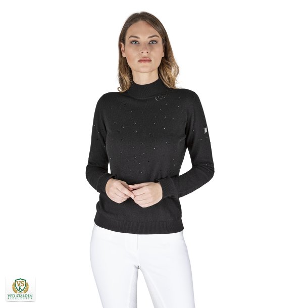 Equiline Turtleneck Pullover Grueleg, Sort