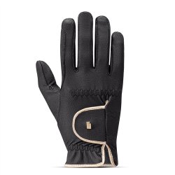 Roeckl Ridehandsker Lona - Black/Gold