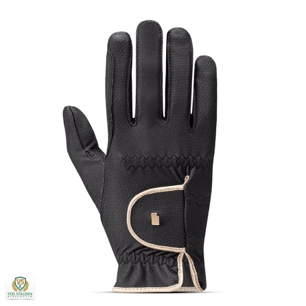 Roeckl Ridehandsker Lona - Black/Gold