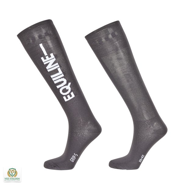 Equiline unisex knstrmper Codrec, Night Grey