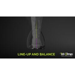 Tech Stirrups Venice Dressage Plus, Sort