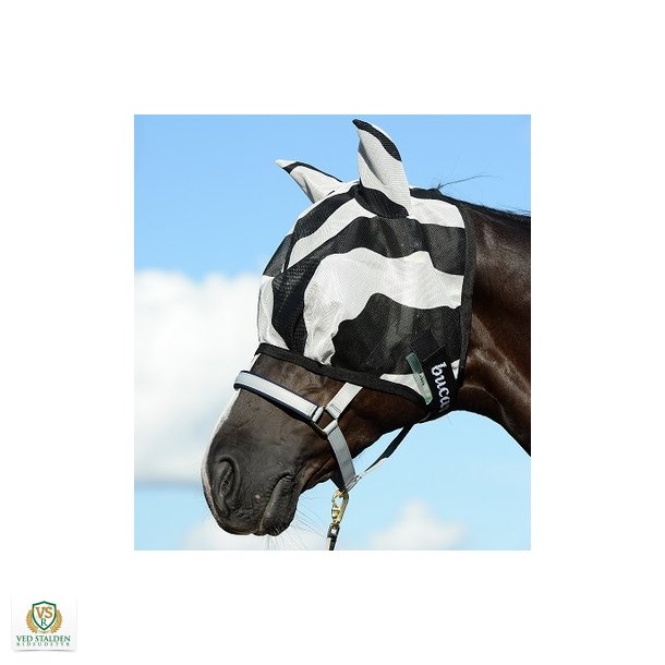 Bucas Buzz-Off Zebra Fluemaske