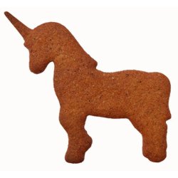 Kageform stende enhjrning 11cm