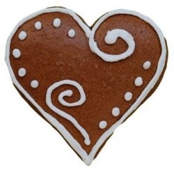 Kageudstikker hjerte 6 cm