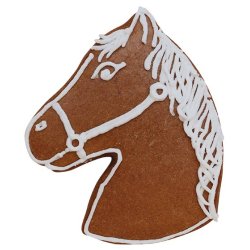 Kageform hestehoved 8cm