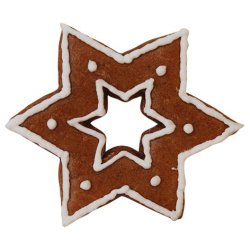 Kageudstikker dobbelt stjerne 5,5