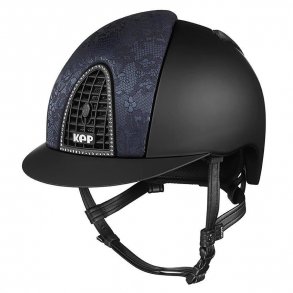 Kep Cromo Textile Black silk + Black Swarovsky