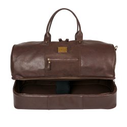 LeMieux PU Duffle Bag Brown One Size