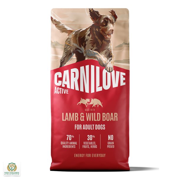 Carnilove Hundefoder Lamb &amp; Wild Boar Adult All Breeds 12kg