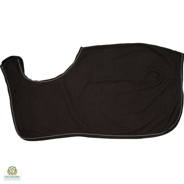 Ridedkken fleece sort