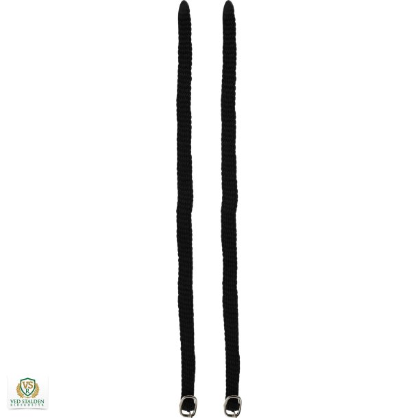 Sporeremme flettet nylon sort