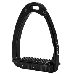 Tech Stirrups Venice Dressage Sloped, Sort